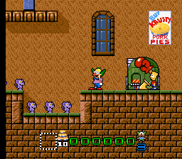 Krusty's World (Japan) In game screenshot